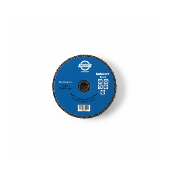 Reinigungsscheibe 50mm Schwarz inkl. Spanndorn CBS